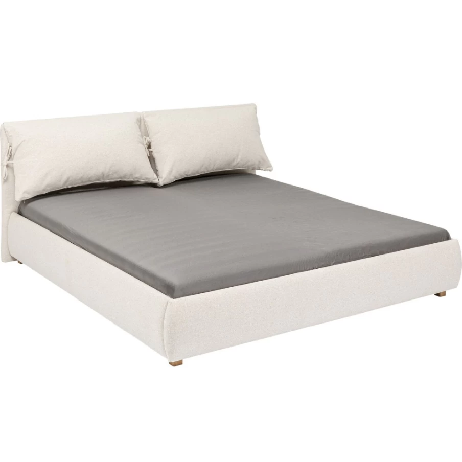 KARE Design Modern Cream Bed Frame 160x200 cm - Easy Assembly Bed Scenario
