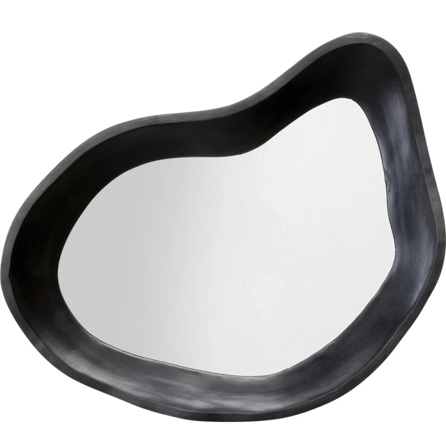 KARE Design Modern Black Wall Mirror 32x44 cm - Dynamic Contemporary Decor for Home & Office