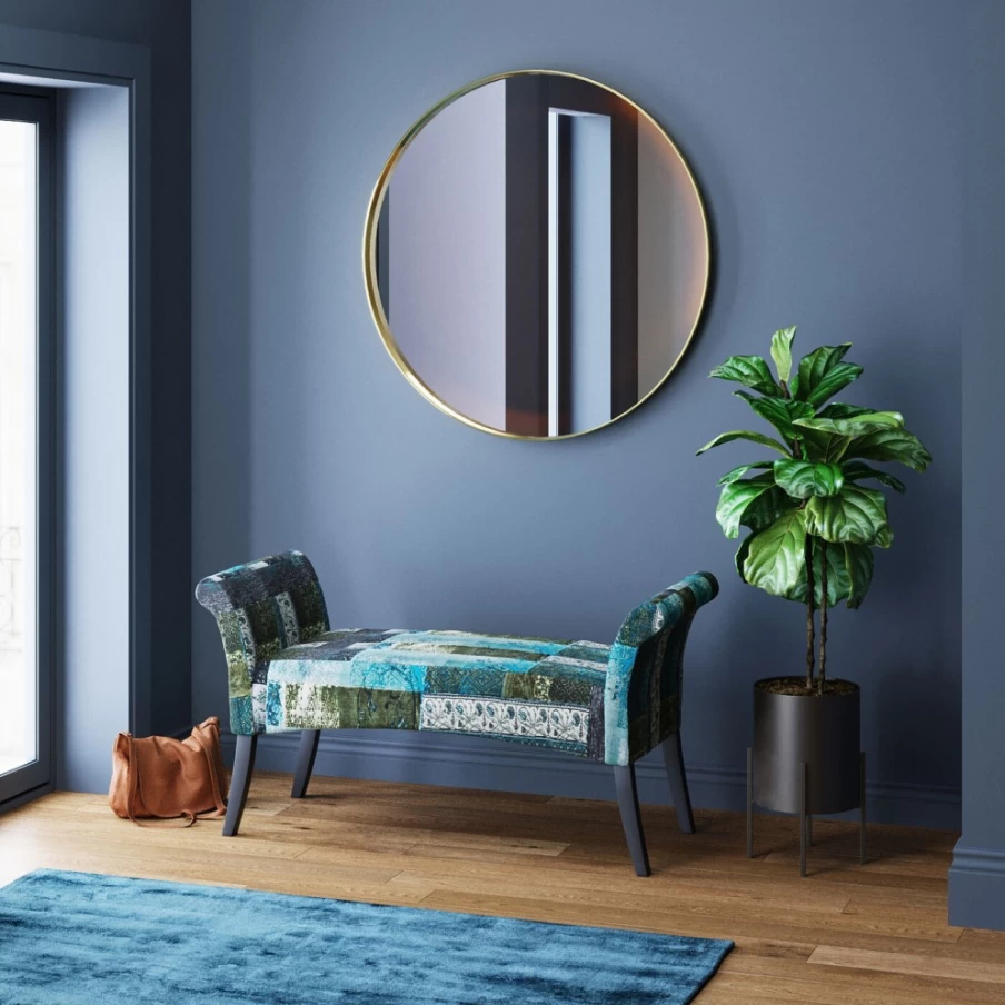 KARE Design Motley Blue Hour Modern Bench - Stylish Living Room Furniture