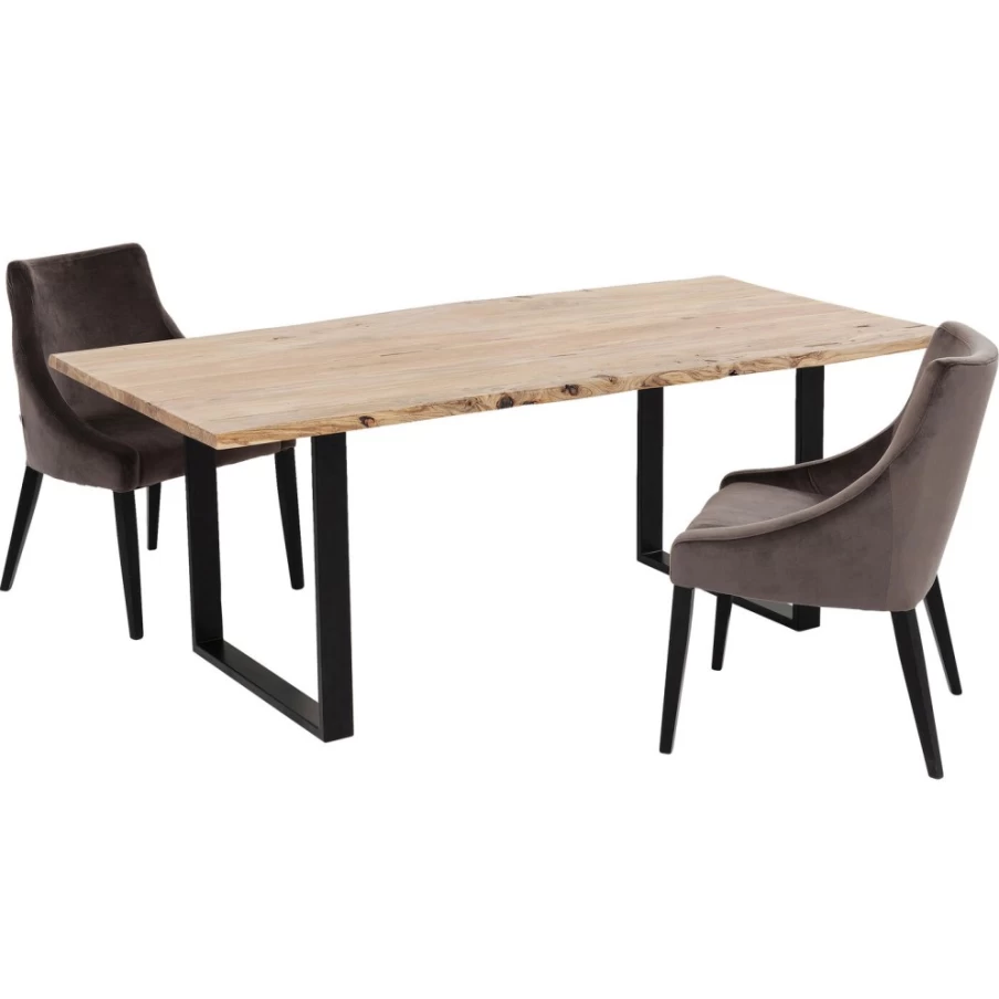 KARE Design Modern Black Dining Table Harmony 200X100 - Stylish & Contemporary Kitchen Table