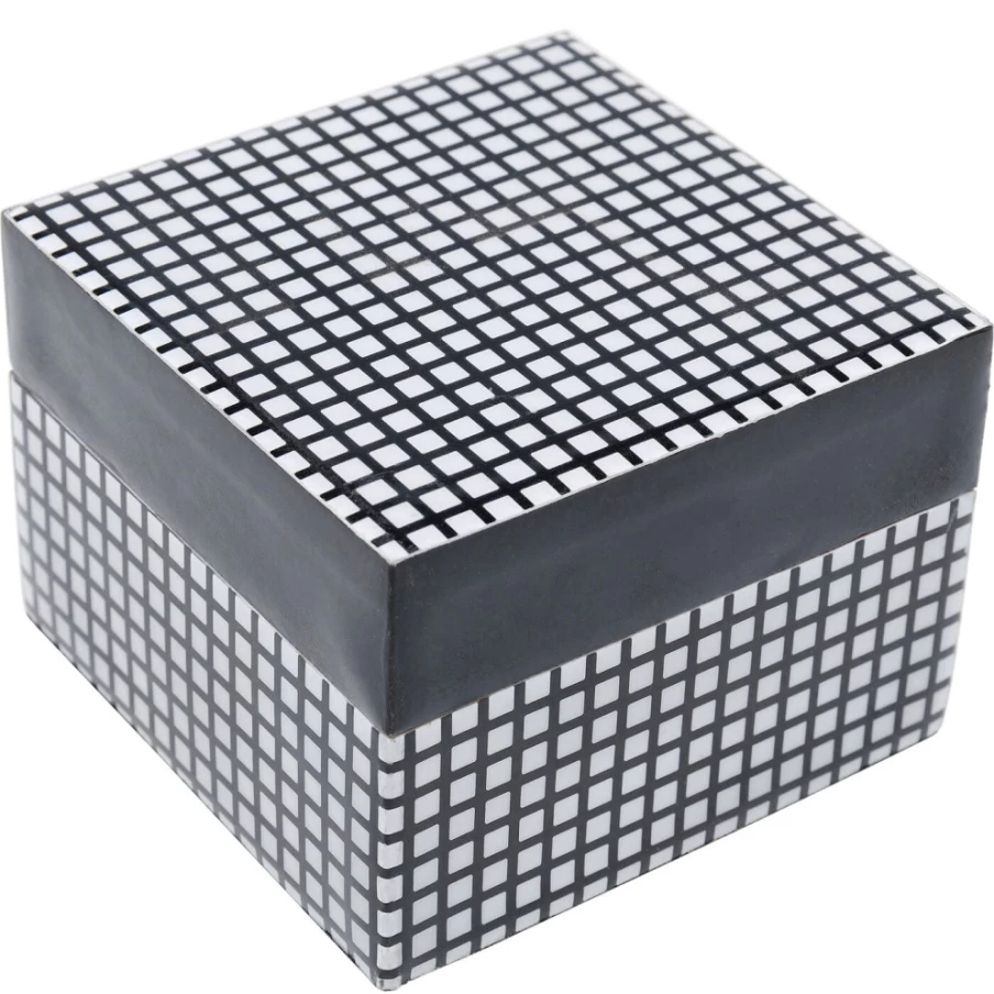 "KARE Design Modern Square Storage Box 8x6cm - Decorative Home Organizer"