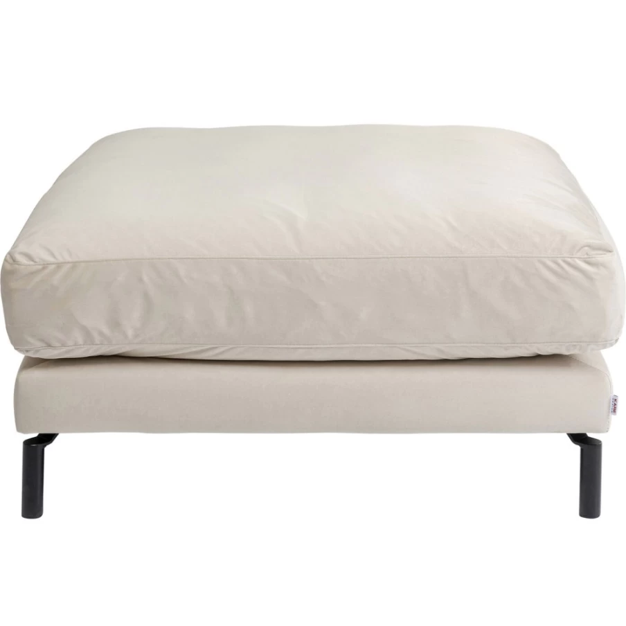 KARE Design Modern Cream-Colored Stool - Stylish Discovery Stool for Home Decor