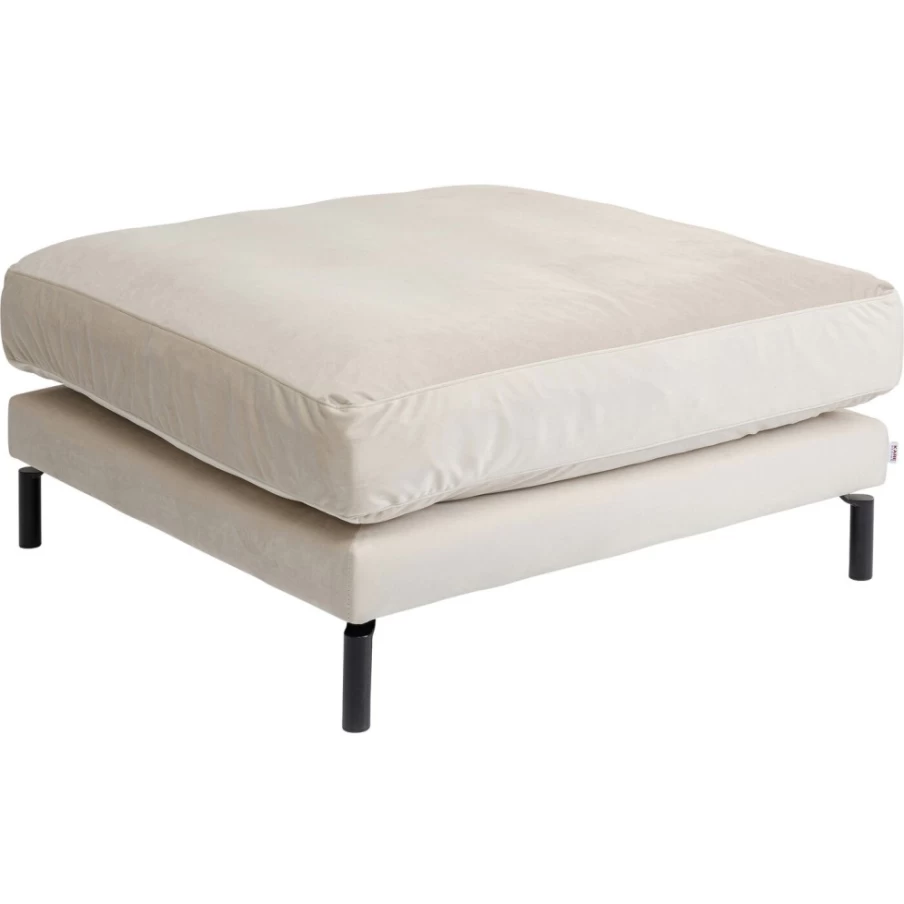 KARE Design Modern Cream-Colored Stool - Stylish Discovery Stool for Home Decor