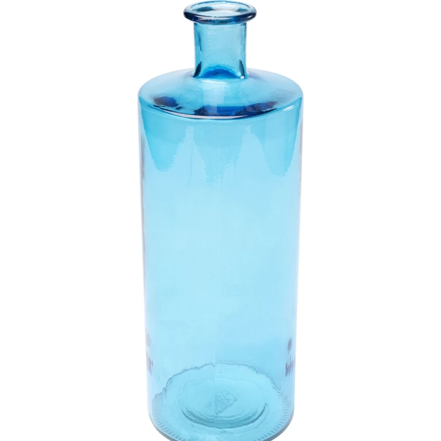 KARE Design Modern Blue Ceramic Vase - 40cm Tall Handcrafted Home Decor
