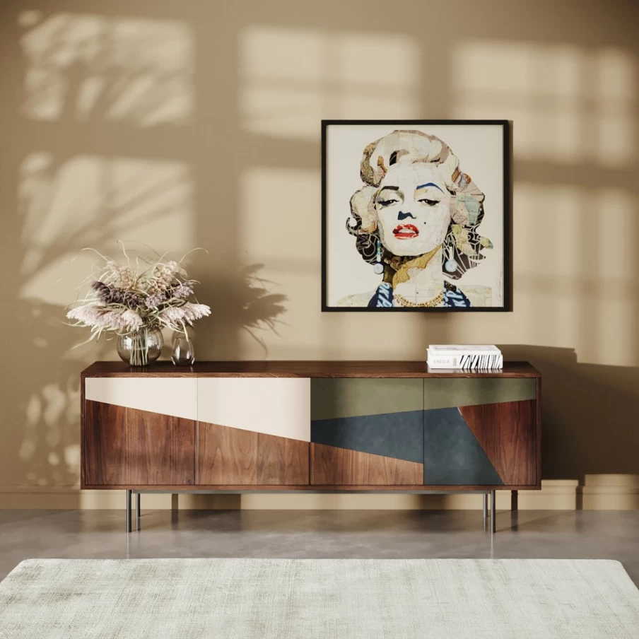 KARE Design Lamello Colore 200cm Sideboard Modern Storage Cabinet 70cm Depth
