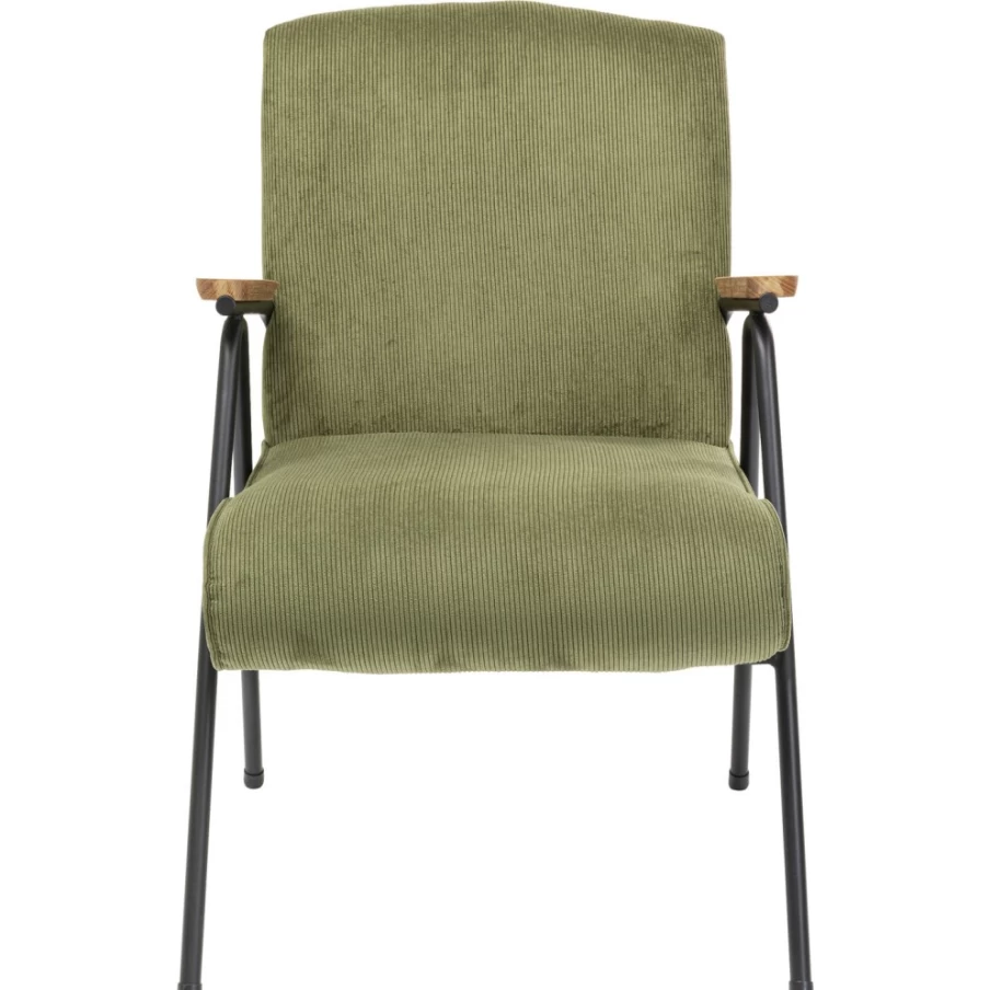 "KARE Design Ryan Green Modern Armchair | Stylish Lounge Chair for Living Room"