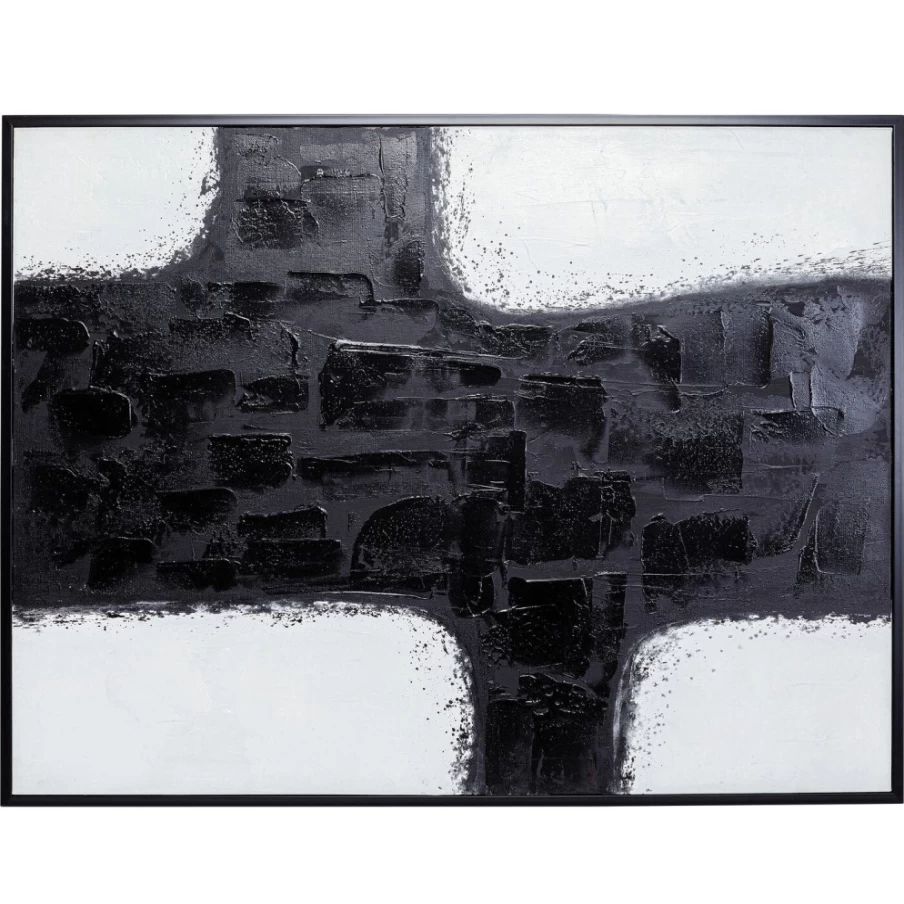KARE Design Modern Framed Picture 'Crossroads' - 120x90 cm Wall Art for Home & Office Decor