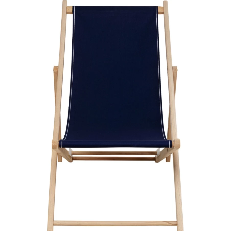 "KARE Design Dark Blue Summer Deck Chair – Comfortable & Stylish Outdoor Lounge Chair"