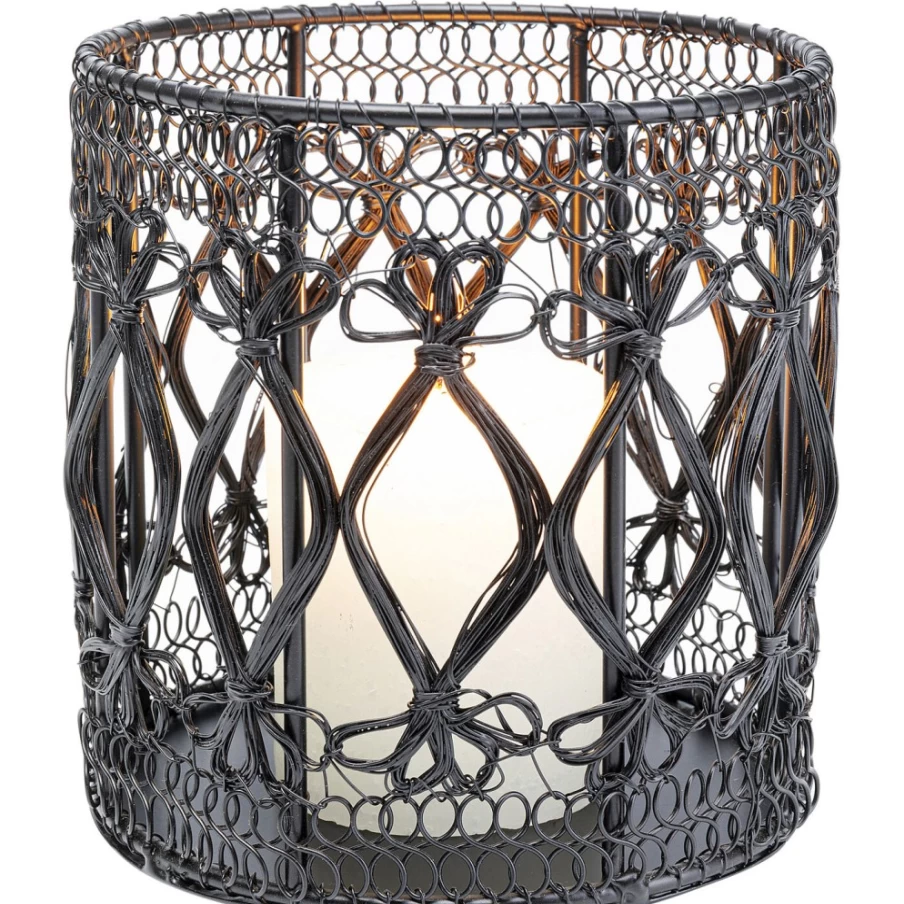 KARE Design Modern Storm Lamp Hayat Black 15cm Decorative Lighting Indoor