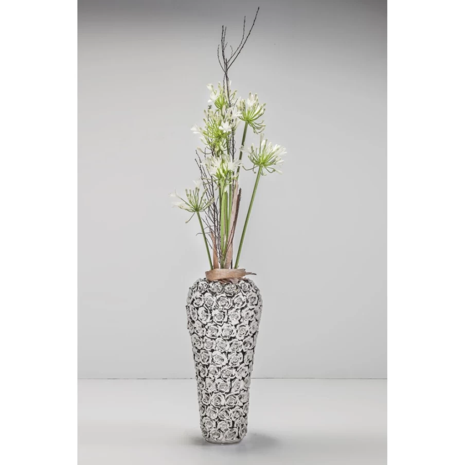 "KARE Design Multi Chrome Rose Vase - Large Decorative Flower Vase for Modern Home Decor"